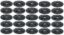 Scuff Plate Plastic Black 25pk