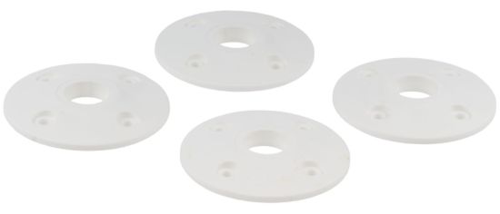 Scuff Plate Plastic White 4pk