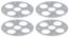 LW Scuff Plate Aluminum 1/2in 4pk