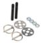 LW Alum Hood Pin Kit 3/8in Black
