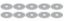 Scuff Plates Chrome 10pk