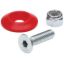 Countersunk Bolt Kit Red 50pk