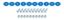 Countersunk Bolt Kit Blue 10pk