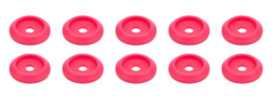 Body Bolt Washer Plastic Pink 10pk