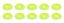 Body Bolt Washer Plastic Fluorescent Yellow 10pk