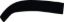 Lower Nose Support MD3 Black 3/8in Plastic