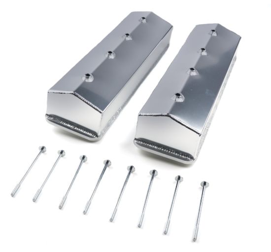 Valve Covers SBC Fab Alum Centerbolt