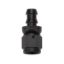 Pushlock Hose End Black Straight -4