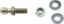 Throttle Ball Stud Kit 1/4in-28