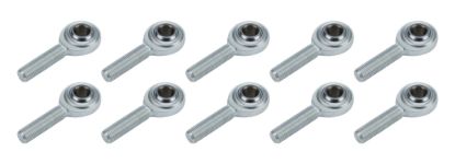 Rod End LH 3/8 Male Steel 10pk