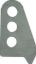 Upper Link Brackets 9in Ford Weld-On 1pr