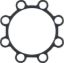 Drive Flange Gaskets 2pk 8 Bolt