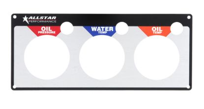 3 Gauge Panel Plate OP/WT/OT
