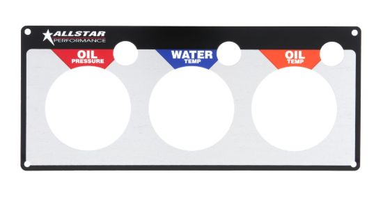 3 Gauge Panel Plate OP/WT/OT