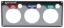 3 Gauge Panel Plate OP/WT/FP