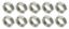 1-1/8in Adjuster Nut 10pk