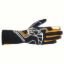 Glove Tech-1 Race V4 Black / Flou Org Large