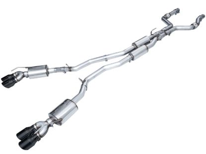 Explorer ST Exhaust Dual Exh Quad Black Tips