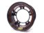 15x8 W/5 Black Spun