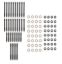 BBC Head Stud Kit for Brodix Alm. Blocks