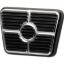 67-69 Camaro Brake/Clutc Pad Black
