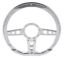 Steering Wheel 14in D- Shape Trans Am Polished
