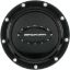 Horn Button Riveted Black Anodized