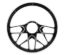 Steering Wheel 1/2 Wrap 15.5in Redline Polished