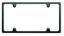 License Plate Frame Slim Line Black