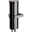 Overflow Tank 8.75in Smooth w/Bracket Black