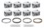 GM LS F/T Piston Set w/Rings 3.905 Bore