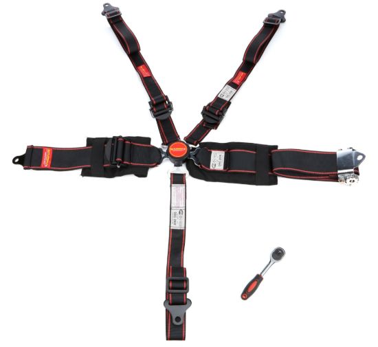Harness Elite 5pt Camlock P/U Ratchet Blk
