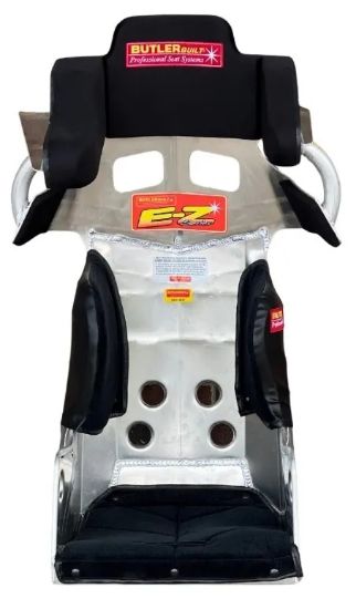 Seat EZIII Sportsman 15in 1in Tall 3pc Blk Cr