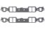 Intake Gasket Set SBC 1.28 x 2.09 Rect.Port