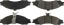 Posi-Quiet Extended Wear Brake Pads with Shims a
