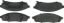 Premium Semi-Metallic Br ake Pads with Shims and