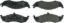 Premium Semi-Metallic Br ake Pads with Shims and