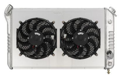 73-76 Corvette Radiator w/ Dual 12in Fan Kit