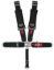 2X2 5-Way Latch & Link Harness BI/W/A Lap Belt