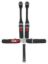 5-Way L&L 52in Lap Belt- Indiv DB Harness B/I Wit