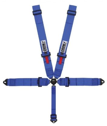 5-Way 3in Kam Lock 52in Lap Belt Pull-down Clip-