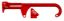 4500 Throttle Cable Brkt GM & Morse - Red