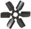 17-1/4in Fan Clutch Fan Reverse Rotation