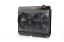 Radiator w/Fans Nova 62-67 LS Man Trans Blk