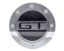 Fuel Door GT Silver/Blk 15-   Mustang