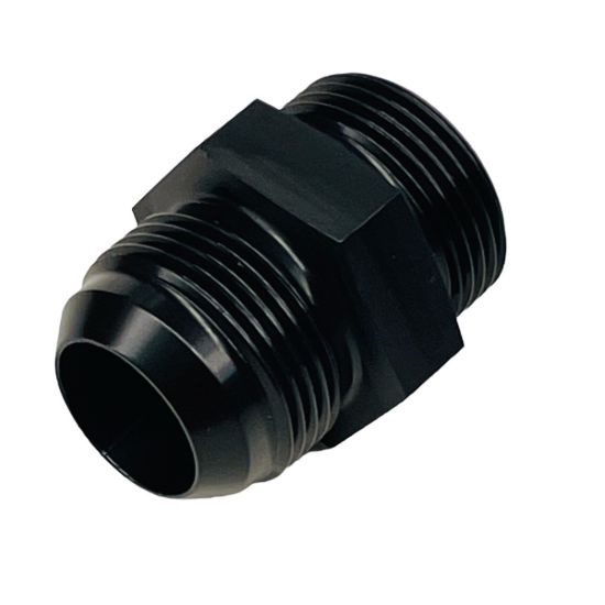 O-Ring Boss to Male AN 16-ORB to 16AN Black