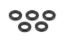 Billet Lug Nut Spacer Washers 1/4 Thick 5pk