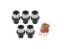 Billet Aluminum 12pt Lug Nuts - 1/2 5pk