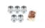 Billet Aluminum 12pt Lug Nuts 1/2 5pk