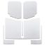 20-   Gladiator Headline r Kit White 7 Pieces